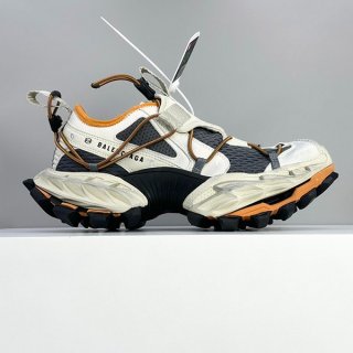 バレンシアガ 本物 ベージュ/オレンジ の メンズ Hike スニーカー bah21593 バレンシアガ 本物 ベージュ/オレンジ の メンズ Hike スニーカー bah21593