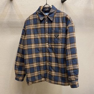 ☆超人気☆プラダ チェック柄ランバージャックジャケット 本物 pua84137