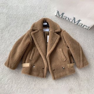 ［アニバーサリージャケット］マックスマーラ 1951 テディベア アイコン ジャケット 本物 キャメル mat69116