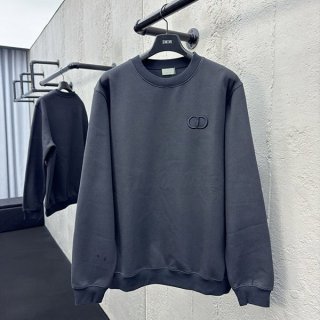 争奪戦 ディオール CD Icon スウェットシャツ 本物 ロゴ コットン deh68620