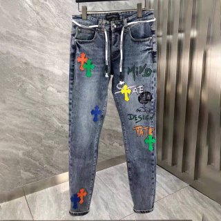 一目惚れクロムハーツ x Drake Levis クロス デニム本物【マイアミ限定】 Kug07066