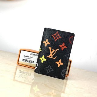 ルイヴィトン 財布 本物 カードホルダー モノグラム レザー M61696