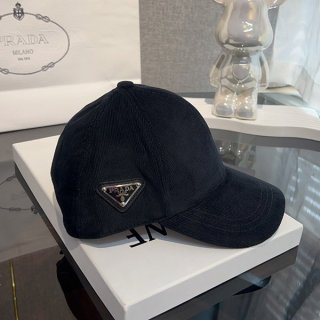 プラダ ベルベット ベースボールキャップ 本物 puw06320