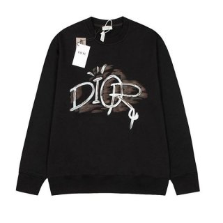 秋冬大セールディオール スウェット ロゴ トレーナー 本物 dei80440