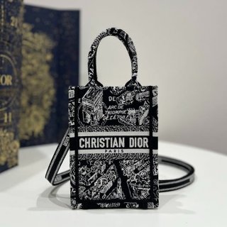 ギフトに最適ディオール BOOK TOTE ミニ フォンバッグ 本物 S5555COMPM993