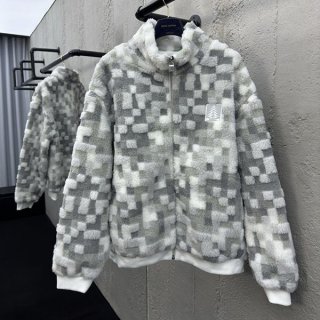 【LVSKIモコモコ温か】★ルイヴィトン★Fleece ブルゾン 本物 1AGK11