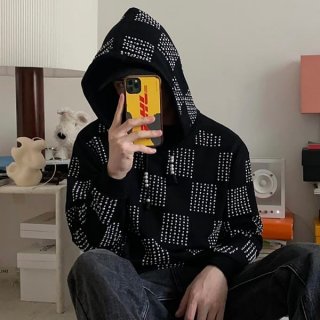高品質ルイヴィトン ダミエ パーカー フーディ 本物 スウェット vuy54401
