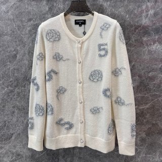 送料無料シャネル 本物 カーディガン CCマーク shi86312