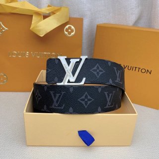 入手困難ルイヴィトン 本物 サンチュールLVイニシャル 40MM リバーシブル ベルト vul34660