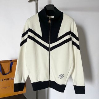 【サッと羽織れる】ルイヴィトン ブルゾン ニット 本物 セーラー 1AFQPW