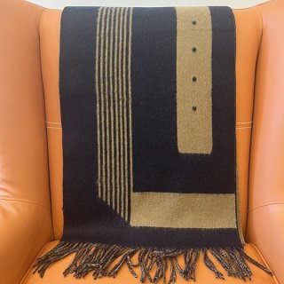 絶対欲しい！【エルメス】ストール 本物 Casaque Sangle a Boucle カシミア フリンジ erj15225