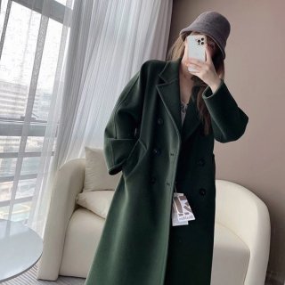 マックスマーラ 本物◆MADAME◆ベルト付 ウール＆カシミアコート mav83708