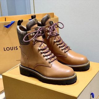 新色☆希少 ルイヴィトン ショートブーツ 本物 vuj12390