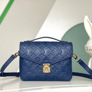 メンズに人気 ルイヴィトン 本物 ポシェットメティスMM 紺 vur40741