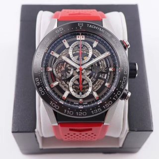日本未入荷 タグホイヤー カレラ 本物 自動巻き スケルトン 文字盤 TAb77419