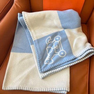 エルメス ブランケット 本物 Adada "Avalon" blanket erk20936