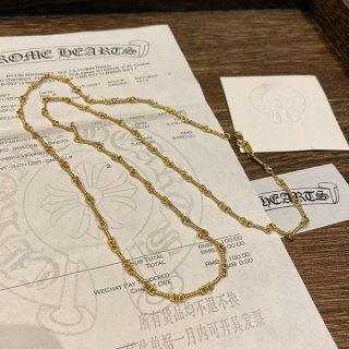 【大特価】クロムハーツ Twist Chain 22K 本物 Gold 20inch Kuq42192