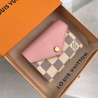日本未入荷★ルイヴィトン 財布 本物 折り財布 ポルトフォイユゾエ ダミエ N60168
