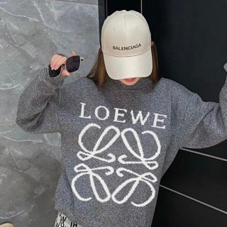 ロエベ 本物 アナグラムロゴロングスリーブスウェットシャツ lox99207