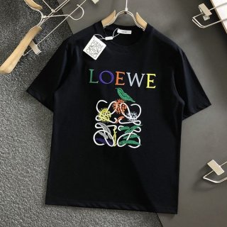 稀少ロエベ アナグラム ハーバリウム 半袖Tシャツ 本物 2色 loo21315