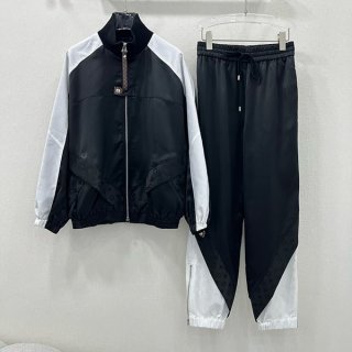 ルイヴィトン カラーブロックジップアップジャケット 本物 上下セット 1AGDBN