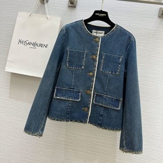 確保済みサンローラン 本物 クラシック デニムジャケット Sam46444