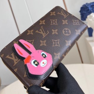限定 うさぎルイヴィトン ジッピーウォレット モノグラム 長財布 本物 M83689