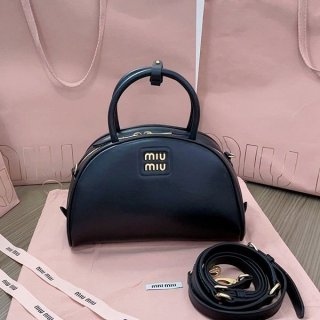 ミュウミュウ レザー トップハンドルバッグ 本物 myr76528