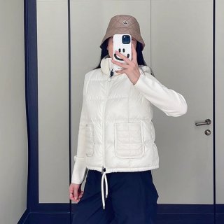 《モンクレール 本物》人気★ジップ付き キルティング ウール カーディガン mog94391