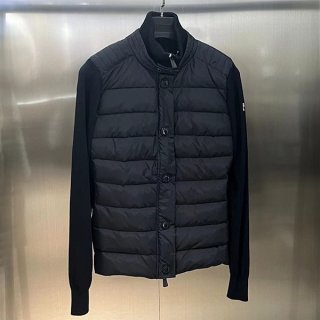 モンクレール ロゴ PADDED メリノウールダウンカーディガン 本物 moa64020