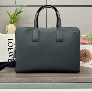 素敵な ロエベ ゴヤ レザー ブリーフケース 本物 lon35909