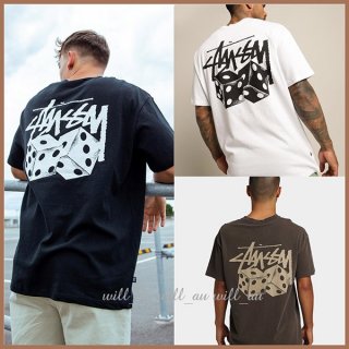 ステューシー ダイス tシャツ 本物 ロゴ 半袖 3色 sui72157 ステューシー ダイス tシャツ 本物 ロゴ 半袖 3色 sui72157