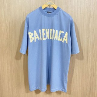 追跡付 バレンシアガ テープタイプコットンジャージーTシャツ baw85181 追跡付 バレンシアガ テープタイプコットンジャージーTシャツ baw85181