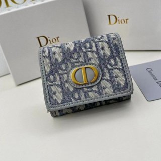 目を惹くカラー ディオール 30 MONTAIGNE 本物 コンパクトウォレット dee06416