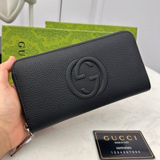 可愛いグッチ GGマーモント ジップアラウンドウォレット 本物 gut35564