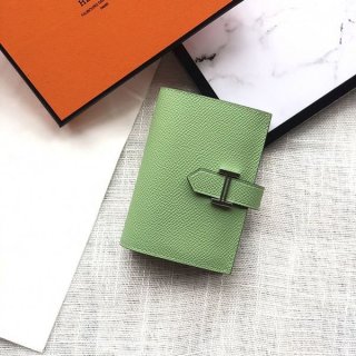 人気色！エルメス ベアン ミニ 財布 本物 eri55742
