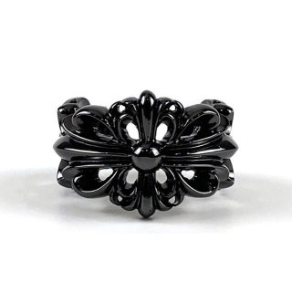 プレゼント最適 クロムハーツ ダブルフローラルクロスリング 本物 Kuw42938