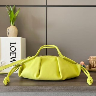 目を惹くカラーロエベ Paseo パセオ スモール ナッパカーフバッグ 本物 A709P48X027110