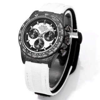 NTPTカーボン ロレックス DiW 本物 デイトナ "クリーム 41mm" rou59689