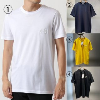 入手困難 ディオール CDアイコン Tシャツ 本物 刺しゅう クルーネック 4色 013J600A0677