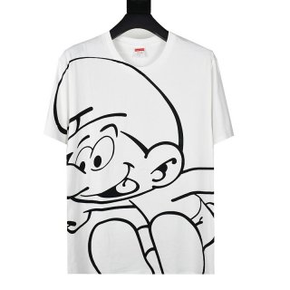 春もの新作 シュプリーム Tシャツ 本物★大きいスマーフ柄がかわいい Shj58371