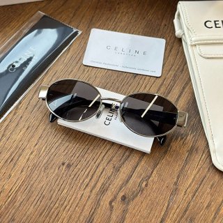 すぐ届く セリーヌ トリオンフ メタル 01 サングラス 本物 Cek57841