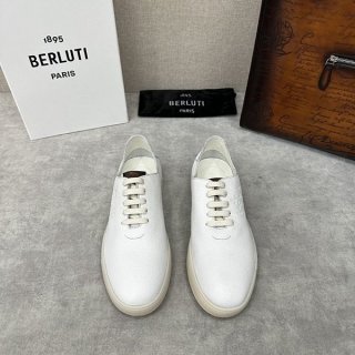 ベルルッティ 本物 エデン スクリット レザースニーカー レースアップ bem61741
