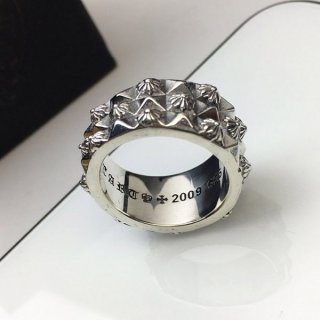 クロムハーツ ピラミッドプラスリング 本物 Kuv67990