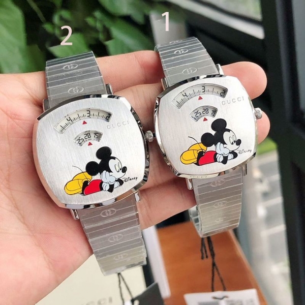 限定コラボ☆グッチｘミッキーマウス 本物 ディズニー 腕時計 38mm/35mm guo16775
