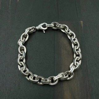 クロムハーツ ラージペーパーチェーンブレスレット 本物 ラージ Kuw30968
