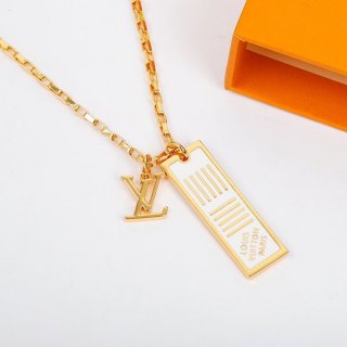 ルイヴィトン コリエダミエ ホワイト ネックレス 本物 M69472