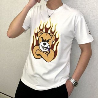 入手困難 モンクレール ベアモチーフプリント 本物 Tシャツ moz48037