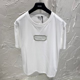ディオール Tシャツ 本物 半袖 コットンジャージー dea57279
