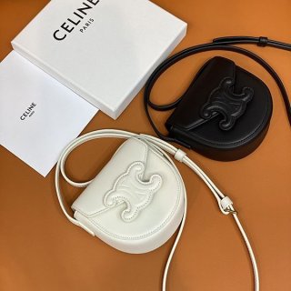 人気新作 セリーヌ ミニトリオンフ 本物 ミニバッグ シャイニーカーフスキン Cen72056